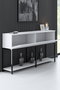 Hanah Home Consola Lord Blanco y Negro